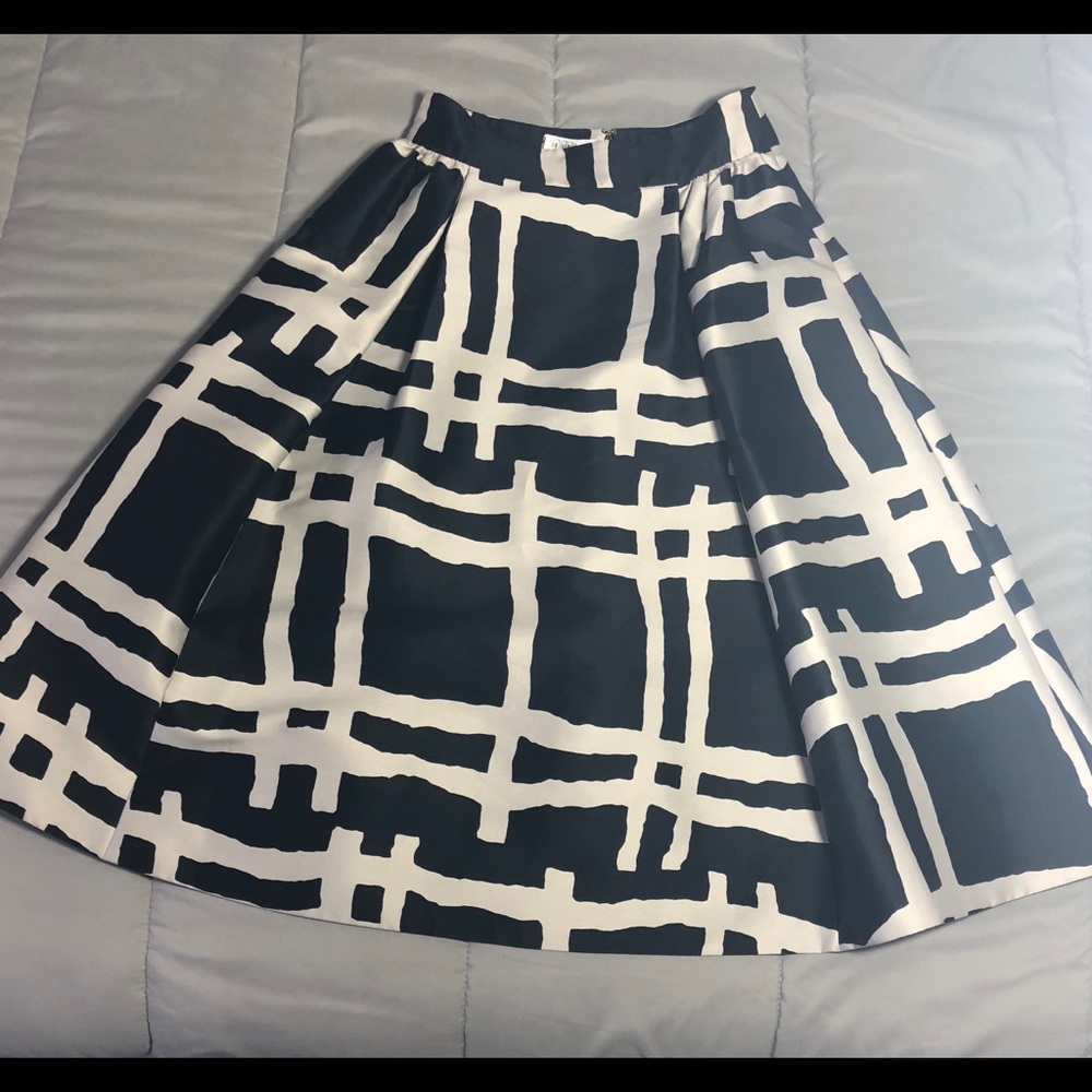Kate Spade Painterly Plaid Julien Skirt
